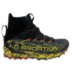 La Sportiva Uragano Gtx calzatura impermeabile con ghetta integrata, ideale per correre nei mesi invernali su terreni nevosi e ghiacciati.