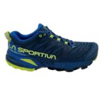 La Sportiva Akasha II la più ammortizzata. I volumi ampi, la tomaia morbida e l'inserto plantare la rendono particolarmente confortevole.