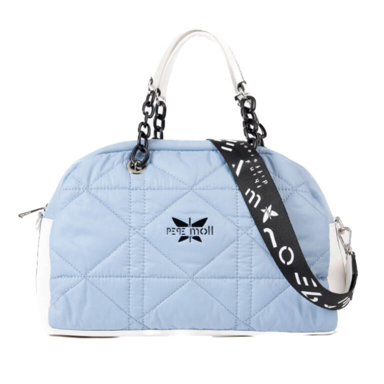 Pepe Moll 231253 borsa a mano stile bowling. Tracolla removibile e regolabile. Borsa fashion molto pratica. Chiusura clip magnetica. Vegana