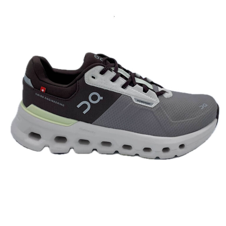 On Cloudrunner 2 Waterproof woman Scarpa da corsa ammortizzata in versione impermeabile. Appoggio extra morbido ad ogni passo e supporto.