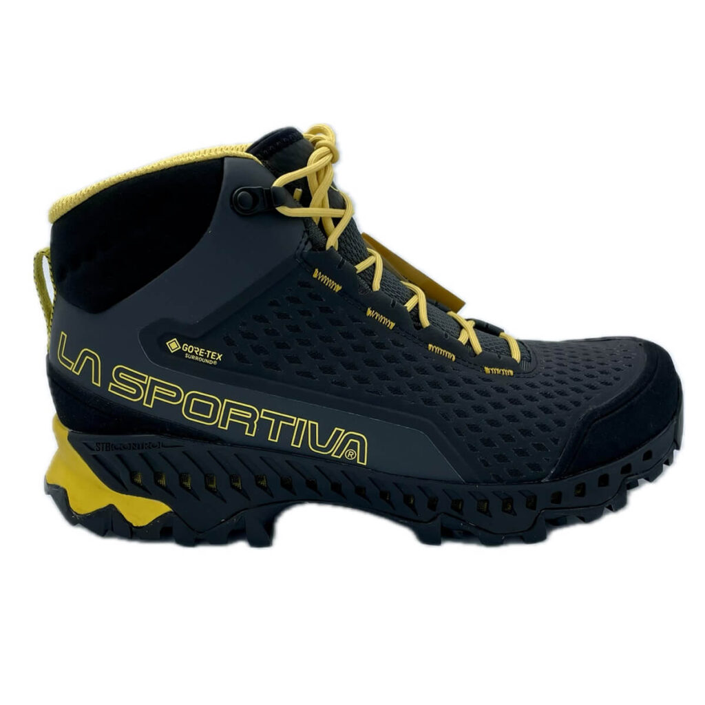 La Sportiva Stream Gtx Scarponcino fast hiking mid per l'escursionismo veloce. versatile, impermeabile e super traspirante grazie al Gore- Tex Surround®