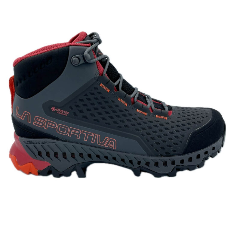 La Sportiva Stream Woman Gtx Scarponcino fast hiking mid per escursionismo veloce. versatile, impermeabile e super traspirante grazie al Gore- Tex Surround®