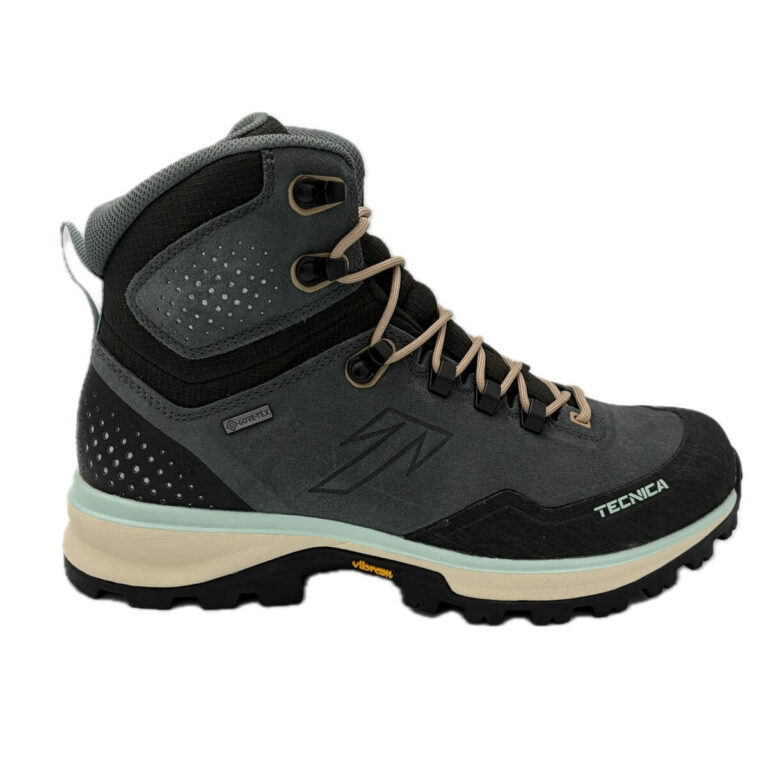 TECNICA Forge TRK GTX® tomaia: Pelle scamosciata 1,8-2 mm Fodera: Gore-Tex® Sottopiede: Anatomico Otrholite® Intersuola: EVA Suola: Vibram® Peso: 520 g